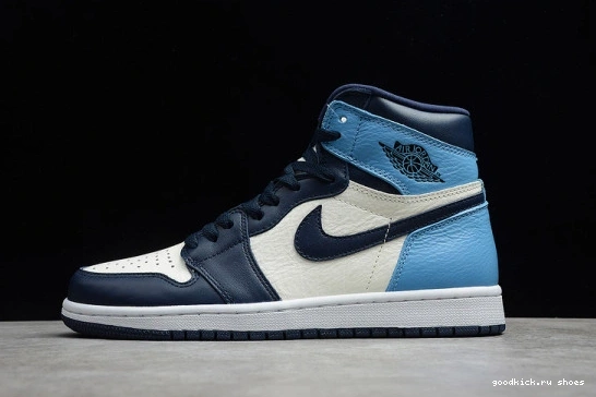 High 555088-140 Jordan OG Blue 1 Obsidian - University Air | Retro UNC 555088-140 0505